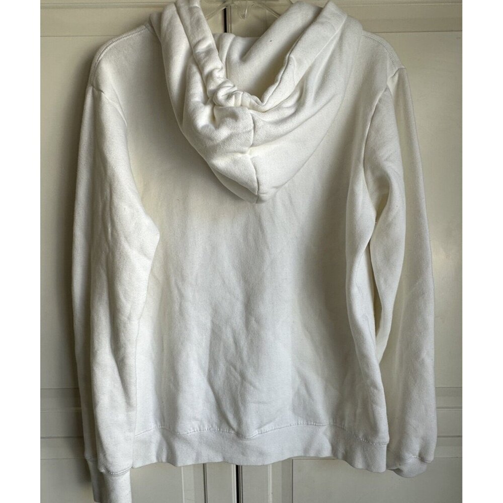 Disney Parks Disneyland‎ Resorts Hoodie Womens Large White Pullover Sweatshirt - Picture 3 of 7